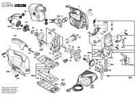 Bosch 0 601 598 220 Gst 24 V Cordless Jigsaw 24 V / Eu Spare Parts